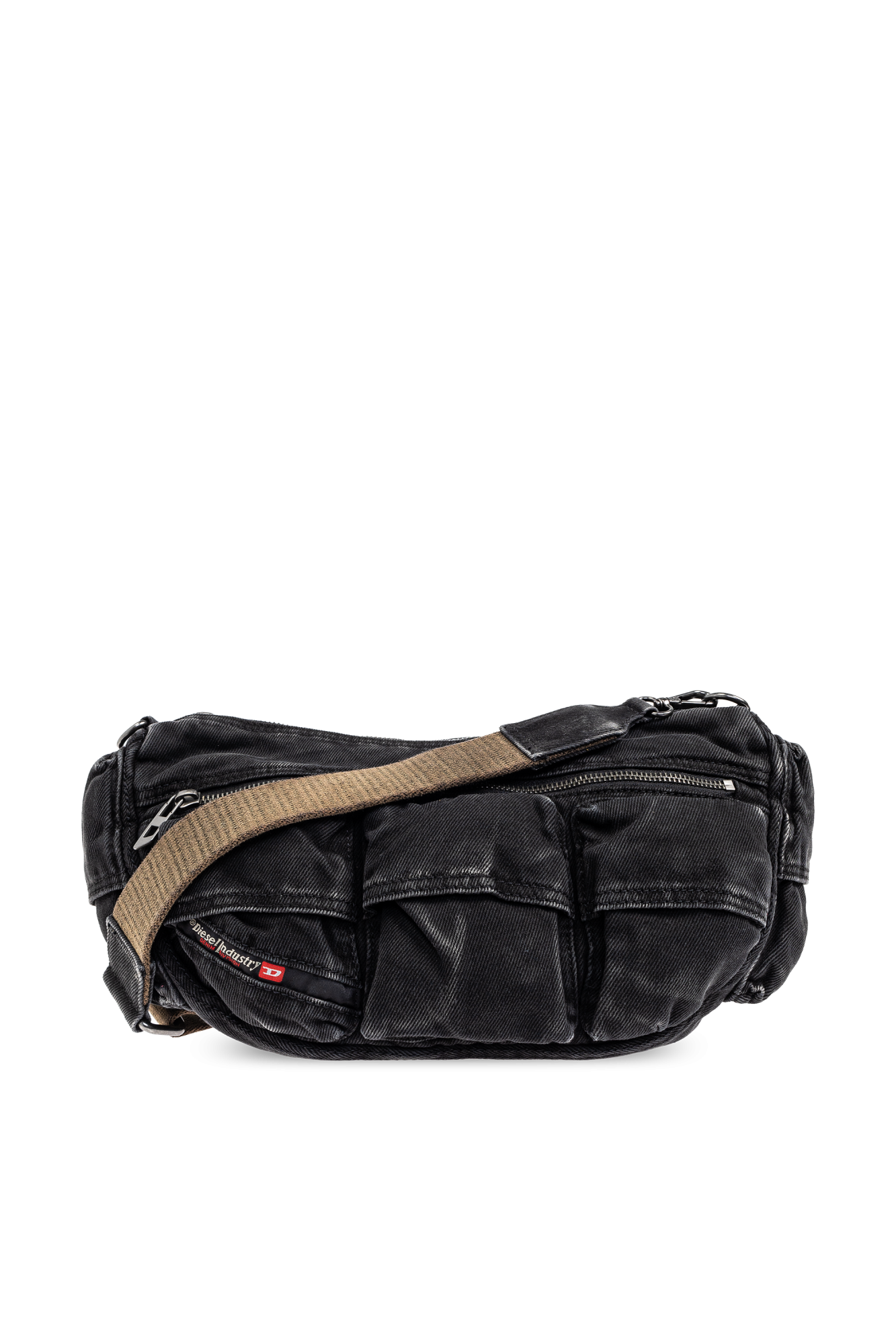 モコシー様・dieselバッグ Diesel multi-pockets Shoulder Bag | Black | FARFETCH